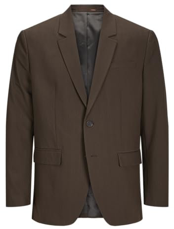 JACK & JONES Jprbushwick Harry Blazer Reg Fit Noos Veste de Costume, Noir Ardoise/Carreaux : Coupe Droite, 50 Homme