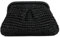 EVEOUT Clutch de Paja Mujer Bolso Nube de Boda Fiesta Paja con Cadena Bolsos Bandolera Paja Tejido para Vacaciones Playa