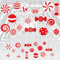 SUNBEAUTY 48 Stück Weihnachten Hängende Wirbel Dekoration Christmas Decke Spiralen Deko Candy Deckendekorationen Neujahrsfeier für Geburtstag Tischdeko Weihnachts Dekoration Baby Shower