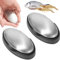 Savons Anti-Rouille en Acier Inoxydable,2pcs Savon en Acier Inoxydable,Barre de Savon en Acier Inoxydable,Savon Anti-Odeur,Savon Gadget Cuisine pour Eliminer Les Odeurs de Cuisine