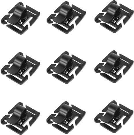 KITANDOVE Outdoor Climbing Hook Hydration Tube Holder Bladder Clip Rotating Clamp Water Hose Clamp Bag Accessory Hook