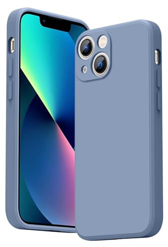 Vancle Case for iPhone 13 mini Phone Case, Camera Protection Ultra Slim Case for iPhone 13 mini 5.4'' Anti-Scratch Shockproof Bumper Cover (Lavender Grey)