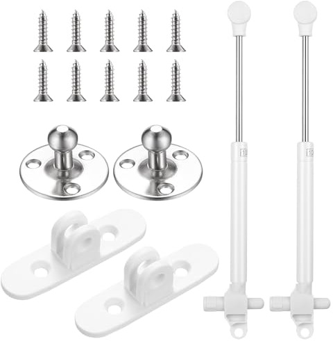 2 STK 100N/10KG Gasdruckfeder Möbel Stoßdämpfer, Klappenhalter Gasdruckdämpfer 300mm, Klappenbeschlag Gasfeder Türdämpfer, Softclose Hydraulisch Halterung für Schranktür Küchenschrank Kiste