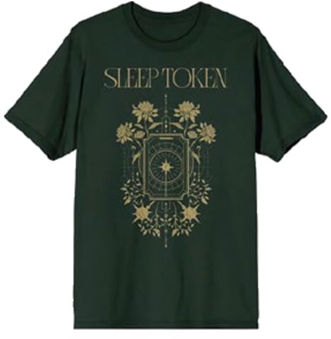 Rock Off officially licensed products Sleep Token Even in Arcadia Caramel T Shirt Size S Green