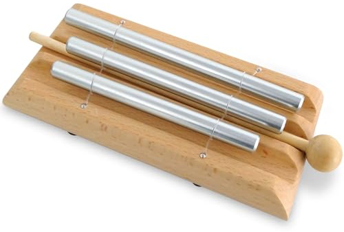 keepdrum KDC3 Energy Chimes 3-Ton Klangstab inkl. Schlägel für Yoga, Meditation