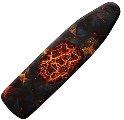 Ironing Board Covers 122 x 38cm Red Line Easy-Fit for Protecting Ironing Board Size Up to 122 x 40cm, Universal Elasticated Cover