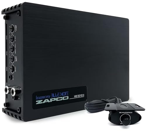 Zapco Harmony Blue HB-501D-II - Amplificatore monoblocco, classe D, 500 W