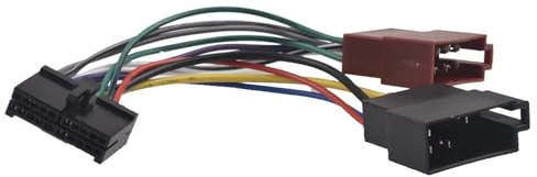 Stereo-Kabelbaum, Autoradio-ISO-Adapter, 20-poliges Kabel, universeller DIN-Stecker, für AEG, Prology, Audiovox, JGC usw.