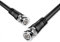 CABLEPELADO Cavo BNC RG 58 | Maschio a Maschio | Impedenza 50 Ohm | Per Trasmissione Segnali Video e Audio Ad Alta Frequenza | Nero | 1 Metro