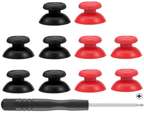 Mekela - 5 Pares (10 Piezas) de Repuesto para mandos de Playstation 4 PS4