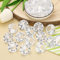DAHI Deko Diamanten 30mm Hochzeit Streudeko Transparent Kristall 30 stk Dekosteine Tischdeko Diamanten (weiß, 30x20mm)