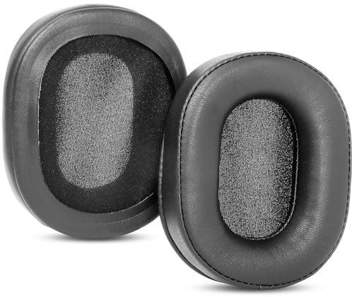 Ersatz-Ohrpolster kompatibel mit August EP650 EP 650 Ohrpolster Headset, Schwarz, 1 Paar