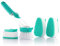 InnovaGoods Cepillo Estropajo con Mango y Dispensador de Jabón Cleasy, Verde, 5 x 26 x 7 cm