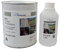 RESINA PER PAVIMENTI EPOSSIDICA BICOMPONENTE LUCIDA AUTOLIVELLANTE 1 Kg 6/8 Mq 1 Kg COLORI RAL (BIANCO RAL 9003)