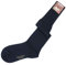 DUBLO CALZA LUNGA UOMO 100% COTONE LISCIA 6 PAIA (BLU, 10-10½)