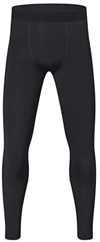 HOPLYNN Youth Boys' Compression Base Layer Sports Tights Leggings Black S
