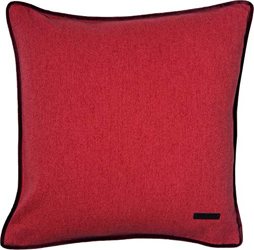 ESPRIT Deko Kissen Harp • 2er Set Kissenbezug 38x38 rot • Deko Wohnzimmer • ohne Füllung • 100% Polyester