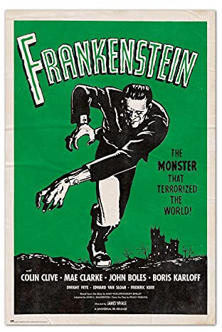 Grupo Erik Poster Frankenstein - Frankenstein/Poster Offizielles Lizenzprodukt