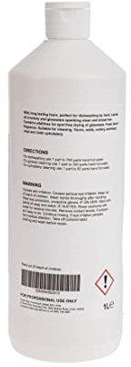 Jantex Ready To Use Commercial Washing Up Liquid, Citrus, 1Ltr | Cuts through tough grease and food residue on contact, leaving plates and pots sparkling clean and streak-free.
