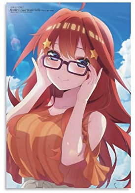 2022 New Anime The Quintessential Quintuplets Poster auf Leinwand und Wandkunst, moderne Familiendekoration, 40 x 60 cm