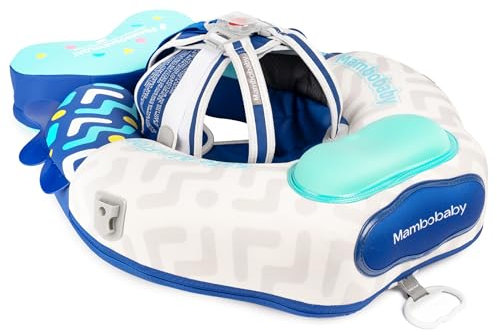 HECCEI Bouée Bébé Mambobaby Flotteur Flottant Non Gonflable pour Enfants, Bouee Bebe en Matériau Doux Idéal pour l'Apprentissage de la Natation pour Bébé de 3 à 24 Mois