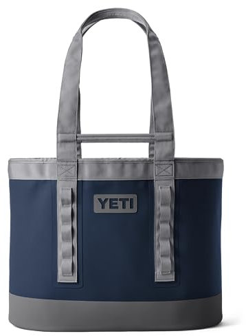 YETI Camino Carryall, With Internal Dividers, Boat and Beach Tote Bag, Navy, 50