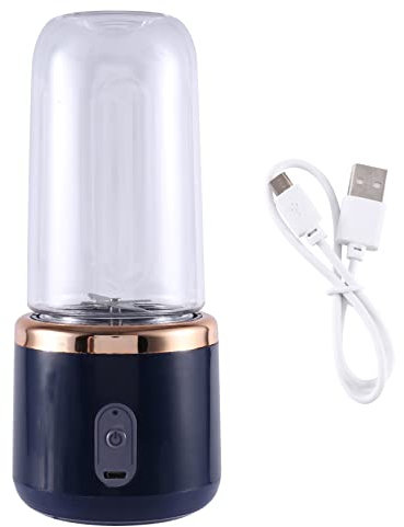 ISTOVO Mini licuadora portátil, licuadora de zumos, mezclador USB personal con para zumo de batido, batidora portátil de 400 ml