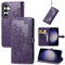 Fertuo Coque pour Samsung Galaxy S23 FE, Portefeuille Étui Housse en Cuir à Rabat avec Porte Carte, Chiusura Magnetica [Motif de Mandala] Flip Cover Case Antichoc pour Samsung Galaxy S23 FE, Violet