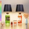 2 Stücke Kabellose LED Flaschenleuchte,LED Akku Flaschenlampen,16 RGB Dimmbare Flaschenlicht,4200mAh Tischleuchte,USB Aufladbare Tischlampe,IP44 Wasserdicht,Touch Control,für Outdoor Restaurant & Bar