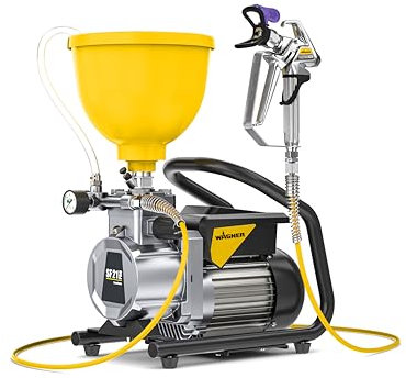 WAGNER Diaphram Pump SuperFinish 21 Pro Airless Lacquer 230 Volt - Perfectly Suited for Painting Work, Max. delivery Rate 2,1 l/min, High Pressure Hose DN6, 7 m