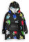 Among Us Jungen Tragbare Decke Hoodie | Kinder Kapuzen-Fleece-Pullover in Schwarz mit Mehrfarbigen Crewmates & Imposter Charakter Allover-Print | Sherpa Gefütterte Loungewear Mystery Gamer