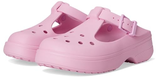 Crocs Unisex-Erwachsene Classic Clogs Mary Janes für Frauen, Pink Tweed, 39/40 EU