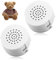 Enregistreur Vocal pour Peluche 60 Secondes, Mini Enregistreur Vocal Enfant Programmable, Boîte de Son Vocale Enregistrable pour Jouets et Peluches avec Message Personnalisé,Cadeau DIY (Blanc 2 pièce)