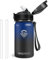 Vikastar Gourde Isotherme, 500ml sans BPA, Bouteille Isotherme, Anti-Fuite, Gourde Inox, Réutilisable, Gourde Enfant Inox pour Enfant, Adultes, Sport, École