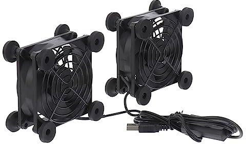 Holibanna 5v Ventilateur De Refroidissement Usb Silencieux Et Puissant Pour Routeurs Et Équipements Électroniques Ensemble De Ventilateurs