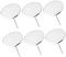 NOLITOY 6pièces Aiguilles À Fleurs pour Gâteaux Acier Inoxydable Outils De Décoration Pâtisserie Réutilisables pour Réaliser des Roses Et Fleurs Crème sur Gâteaux Et Cupcakes