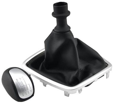 ODKISXS Pomo De Cambio Manual Para R&enault Para Laguna 3 MK3 2008-2014 Pomo De Cambio Marchas Palanca Tapa La Selector Manual(Set)