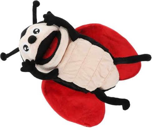 MILISTEN Handpuppe Lustige Ladybug Handpuppe aus Plüsch Interaktives für Geschichten Erzählen für Kreative Rollenspiele