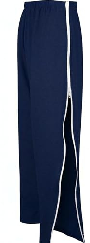 Confezioni Lella Pantaloni Tuta con Aperture Laterali in Felpa Leggera per Riabilitazione