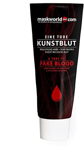 Maskworld Special Effect Kunstblut in der Tube - Halloween Karneval Motto-Party Horror Make-Up 50ml