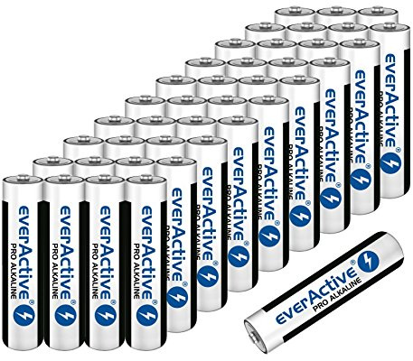 Batterien Micro AAA LR03 Alkaline Vorratspack 40 Stück everactive Markenqualität