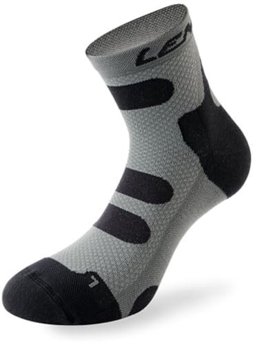 Lenz Unisex Compression 4.0 Low Socken, 60-schwarz/anthrazit, 42