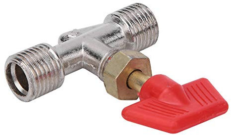 5 pcs Air Compressor Needle Valve & 1/4in Tubing Hose Accessory Compatible with Float Ball Valve Spare Parts for Air Compressor Equipment (150 Characters)