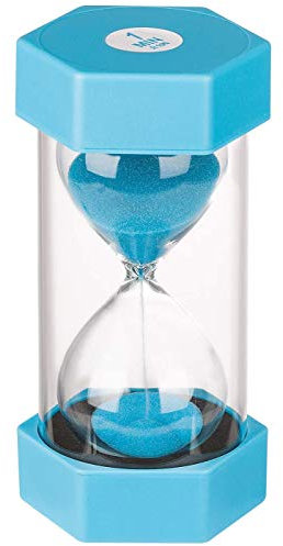 Sanduhr, Kinderuhr, dekorative Sanduhr, Timer können in Klassenzimmern, Küchen, Wohnungen, Büros und auch als dekorative Timeruhr, 1 Minute, blau