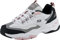 Skechers D'lites 4.0 Fresh Diva, Sneaker Donna, White Leather Mesh Black Pink Trim, 38 EU