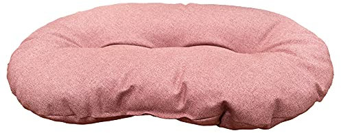 Croci Hydro Hundekissen, oval, wasserdicht, wasserabweisend, Stoff, waschbar, leicht zu reinigen, Rosa, 87 x 57 cm