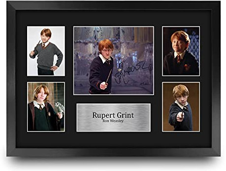 HWC Trading FR A3 Rupert Grint Harry Potter Geschenke gedrucktes Autogramm für Film-Fans, gerahmt, A3