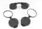 10x42 Rubber Lens Caps for Binoculars + Rainguard