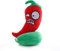TEXXY Plants vs Zombies Plüsch 2 PVZ 16 cm, Snapdragon Cattail Peashooter Wall-Nuss Wintermelone Plüschpuppe Kuscheltier PP Baumwolle für Kinder (Chilli)