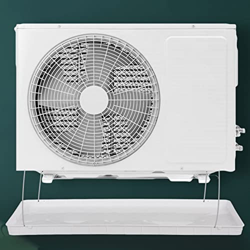 Abtropfblech für Klimaanlagen, Kunststoffuntersetzer, Kondensatablaufwanne mit 2 m Abflussrohr, Sammeln und Ablassen von Wasser, für universelles Mini-Split-Klimaanlagen-Wärmepumpensystem